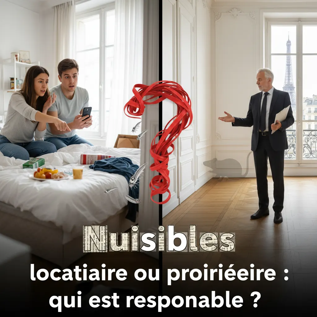 Nuisibles locataire propriétaire responsabilité Paris - guide JVNET