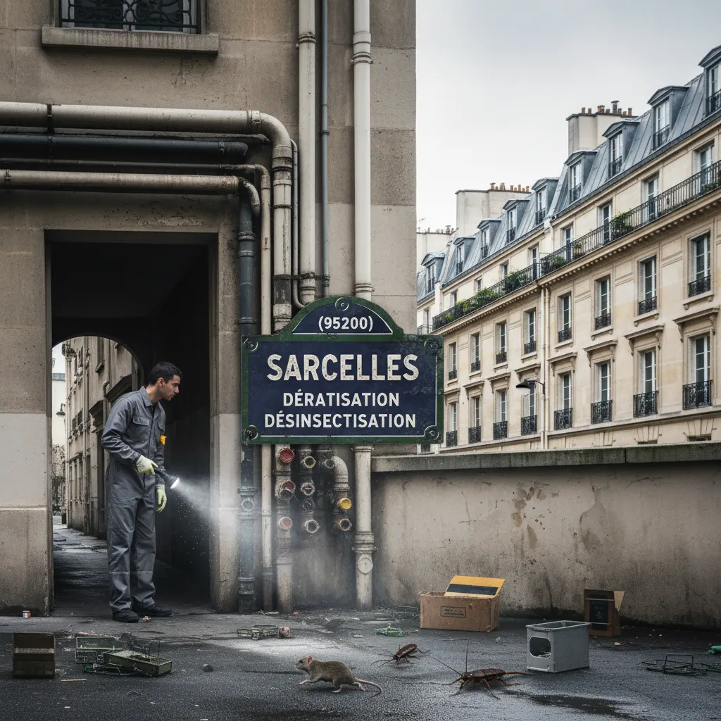 Nuisibles à Sarcelles (95200) : dératisation et désinsectisation