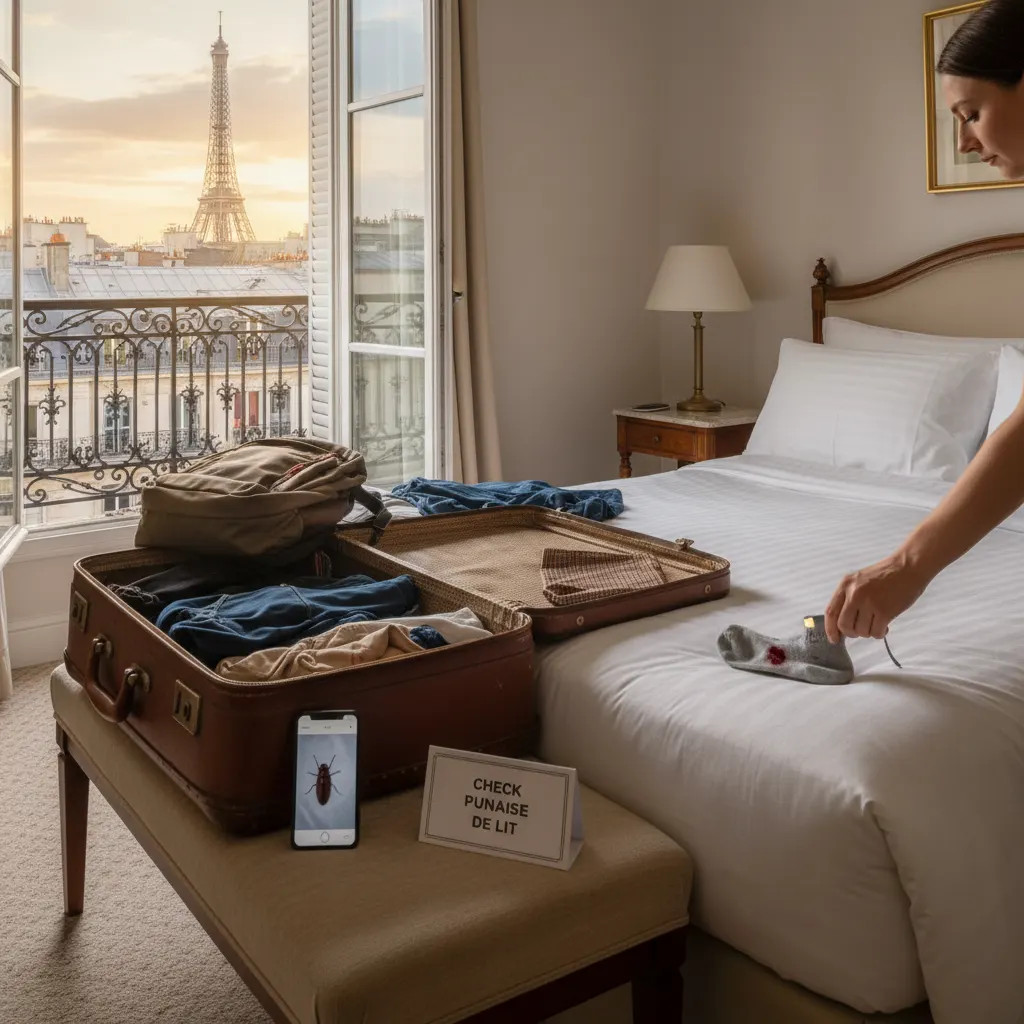 Punaises de lit voyage prévention - conseils experts JVNET Paris