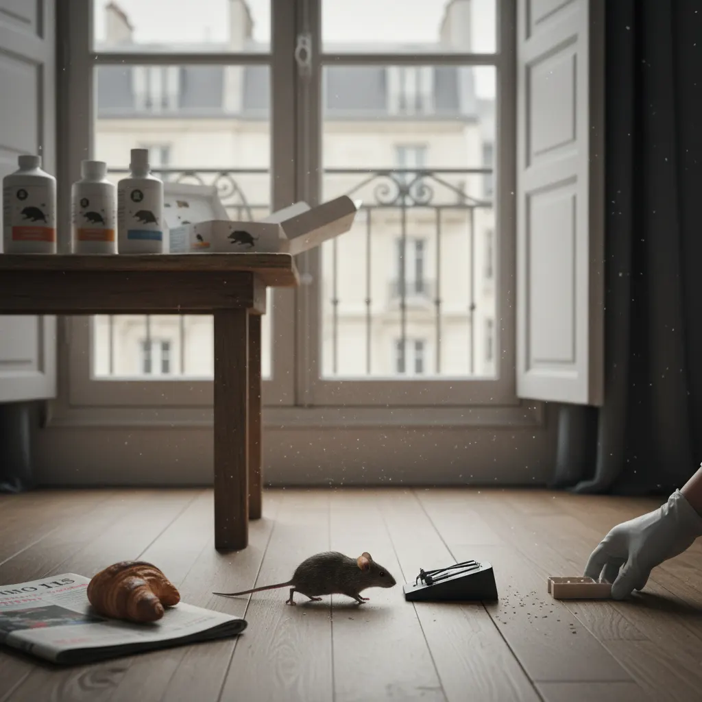 Souris appartement Paris - dératisation élimination JVNET